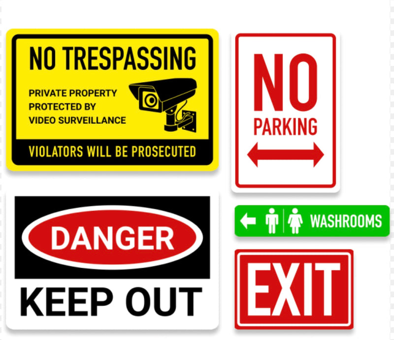 Custom Aluminum Signs